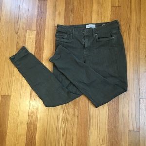 Calvin Klein Olive Green Skinny Jeans